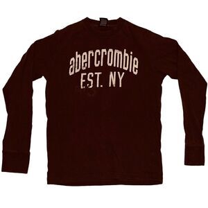 Boys Abercrombie long sleeve shirt size M